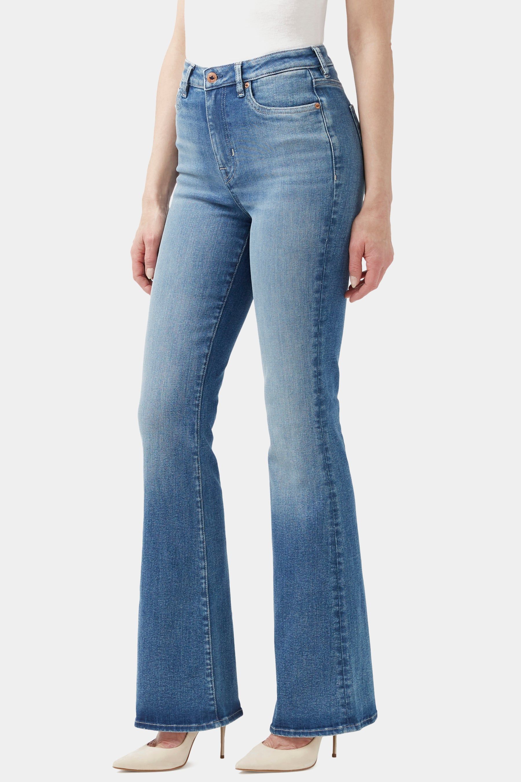 Joplin High Rise Flare Jeans sold by Lord & Taylor product image thumbnail 2