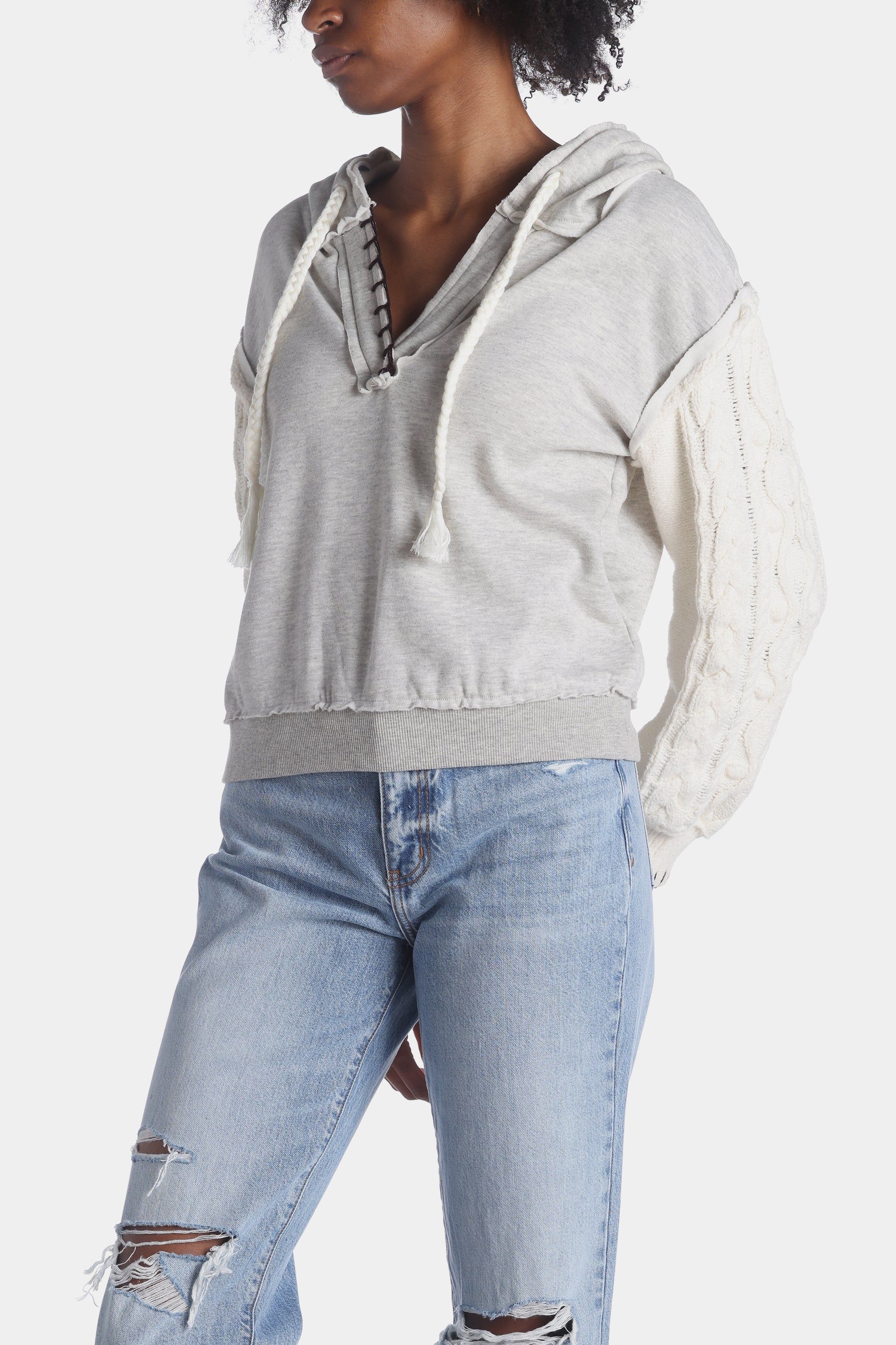 Novelty Sweater Sleeve Hoodie sold by Lord & Taylor product image thumbnail 2