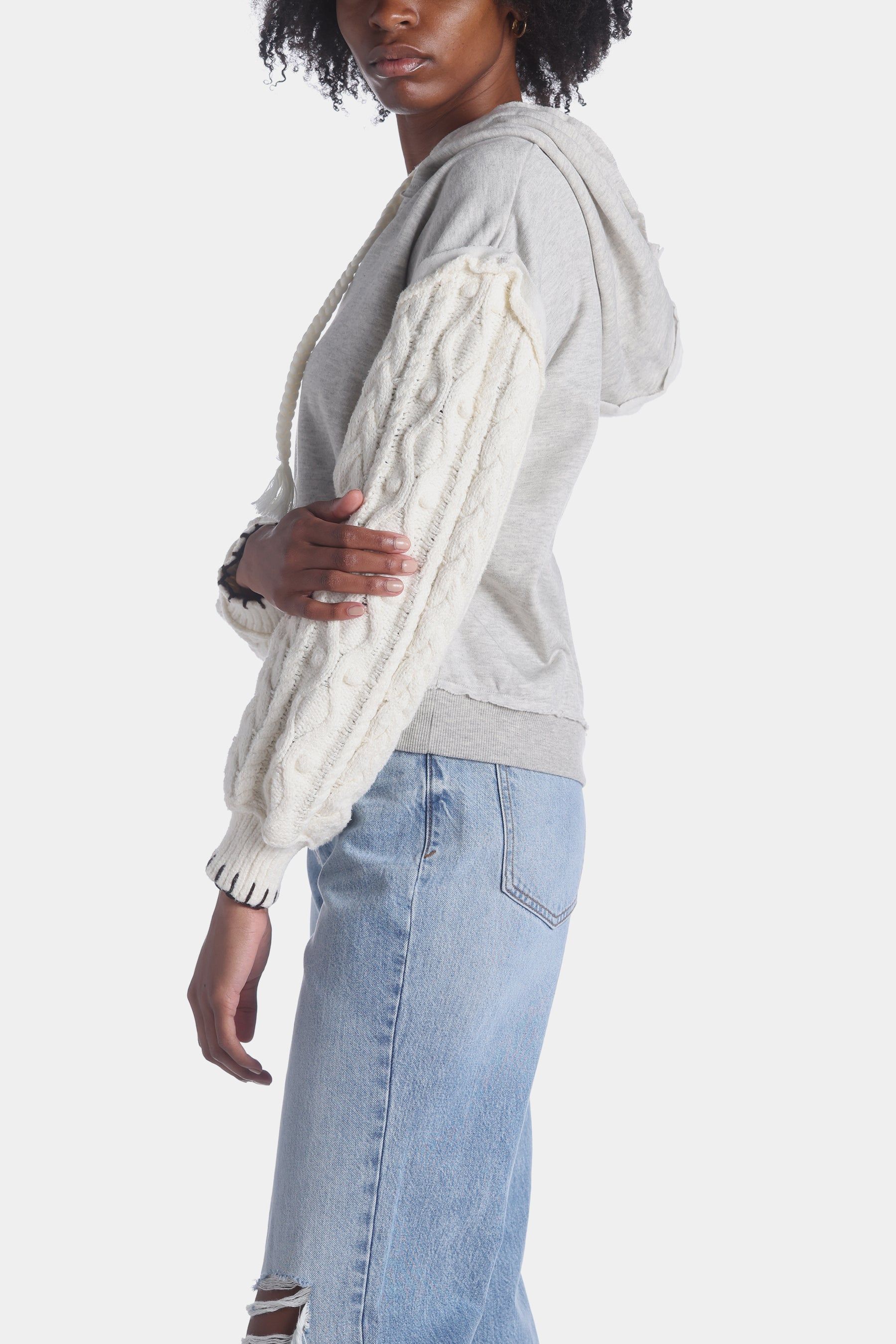 Novelty Sweater Sleeve Hoodie sold by Lord & Taylor product image thumbnail 3