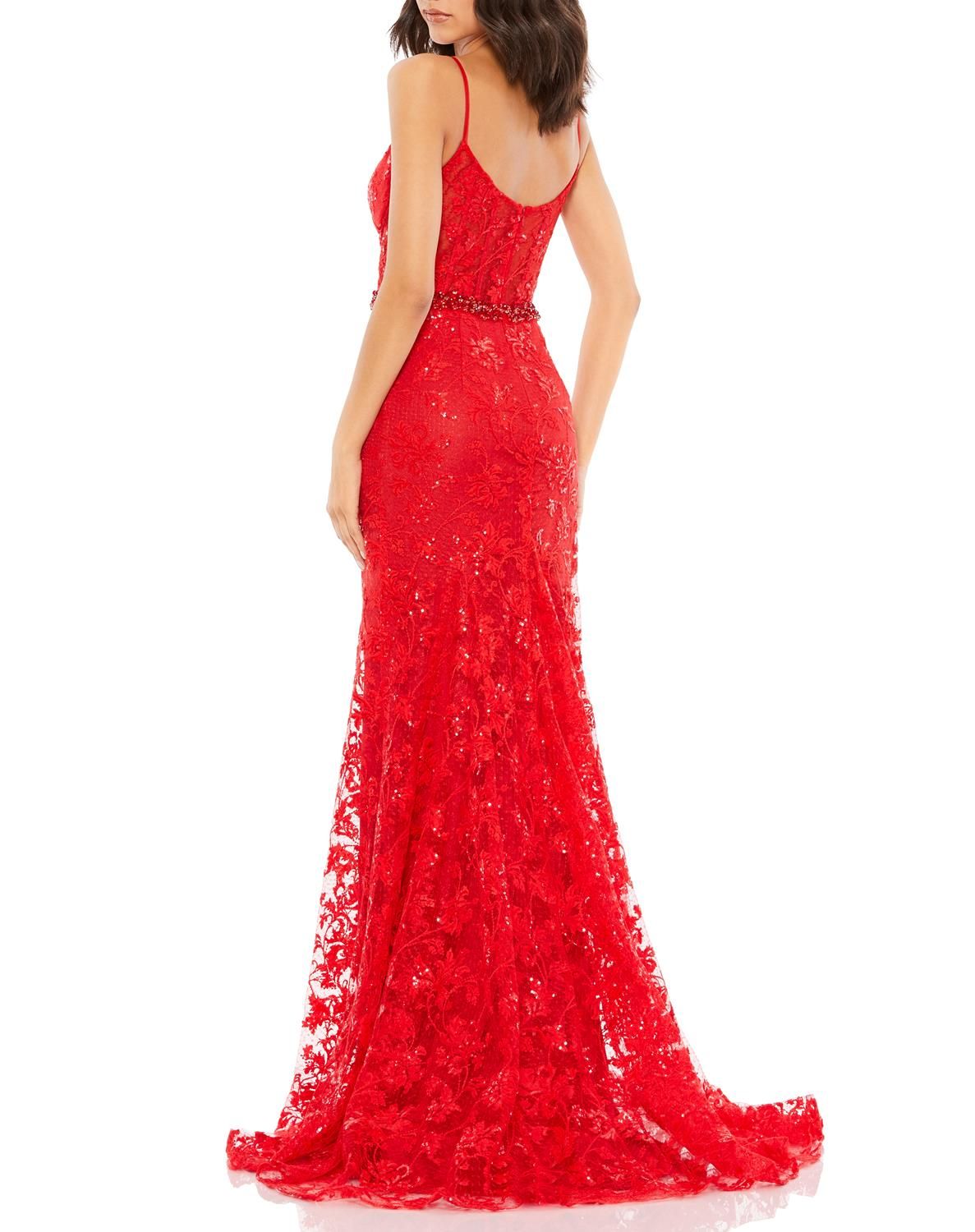 Sleeveless Trumpet Gown sold by Lord & Taylor product image thumbnail 2