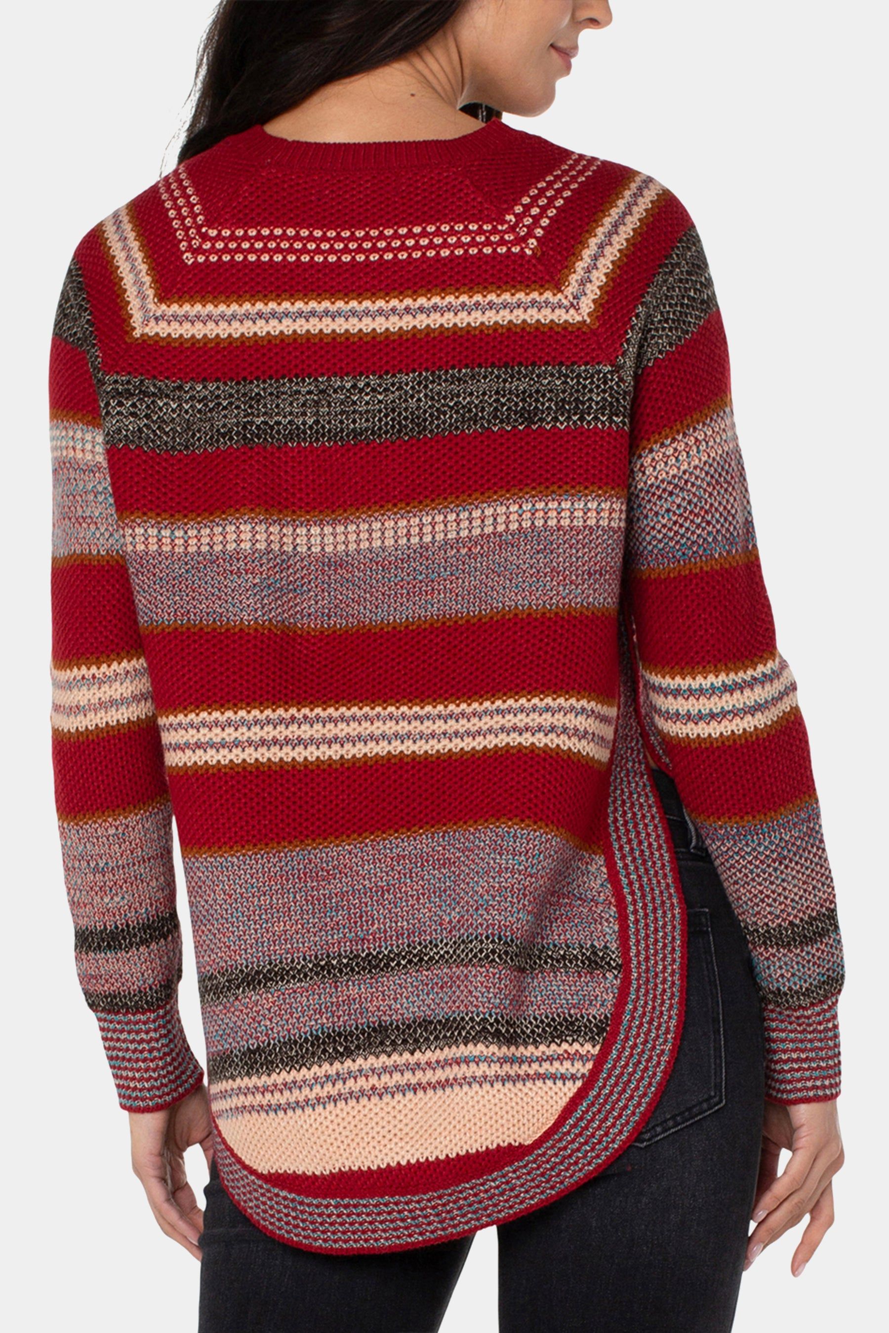 Rounded Hem Raglan Sweater sold by Lord & Taylor product image thumbnail 4