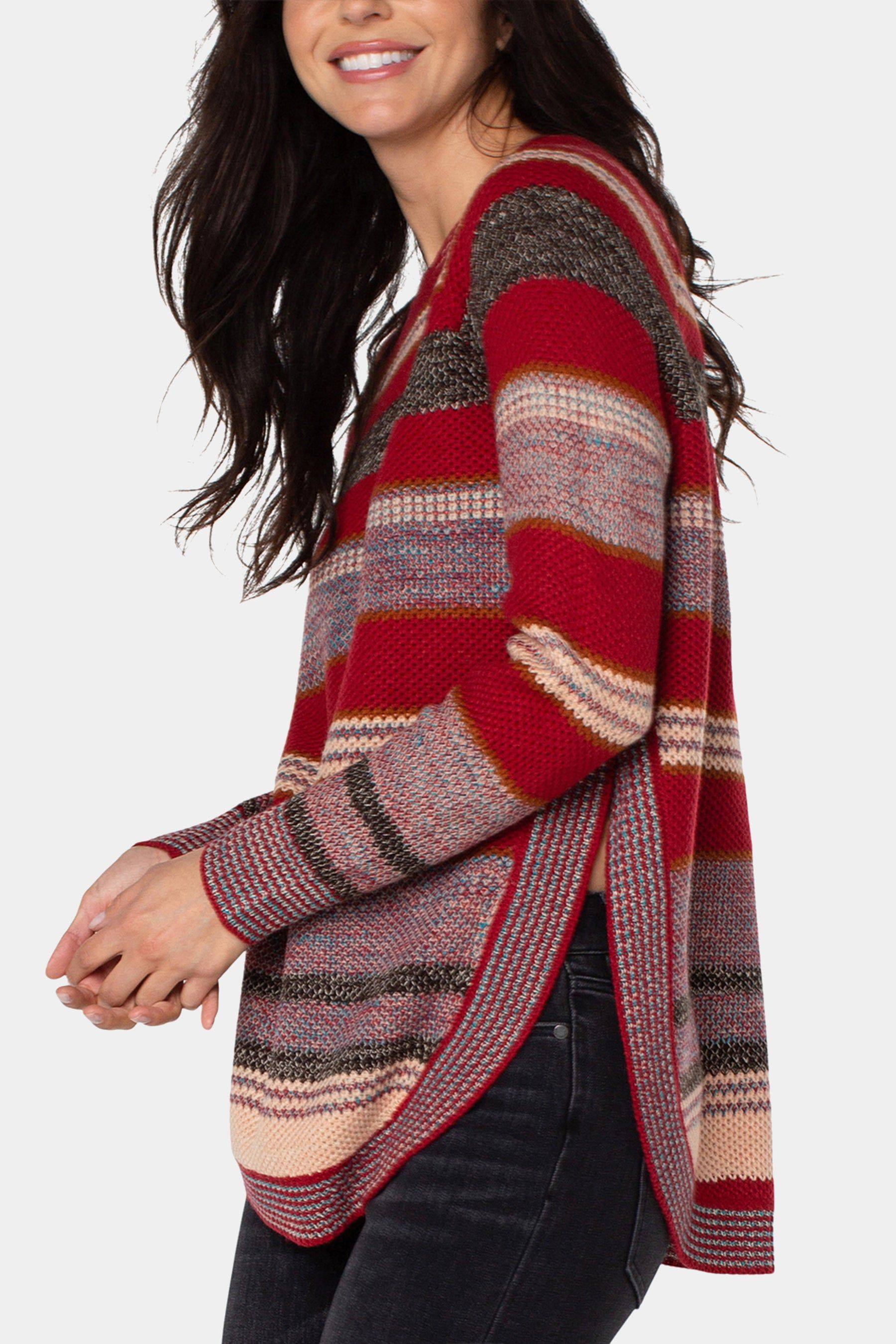 Rounded Hem Raglan Sweater sold by Lord & Taylor product image thumbnail 2