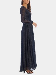 Long  Sleeve V-Neck Metallic Knit Wrap sold by Lord & Taylor
