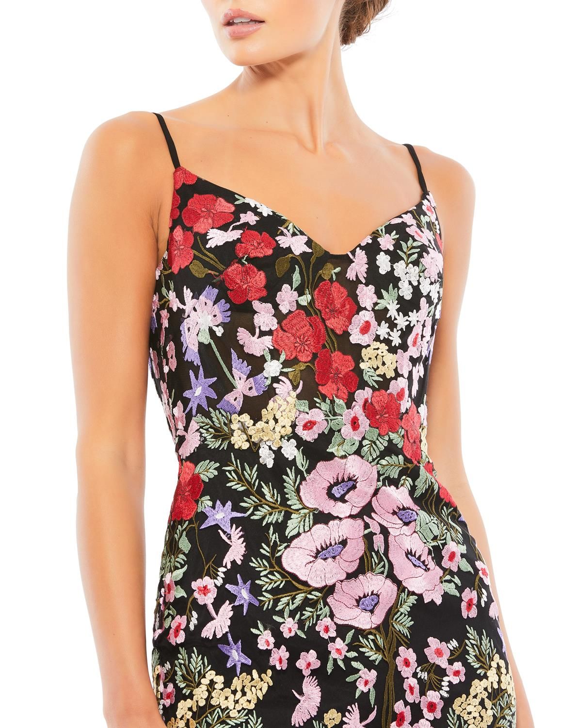 Floral Illusion Mini Dress sold by Lord & Taylor product image thumbnail 4