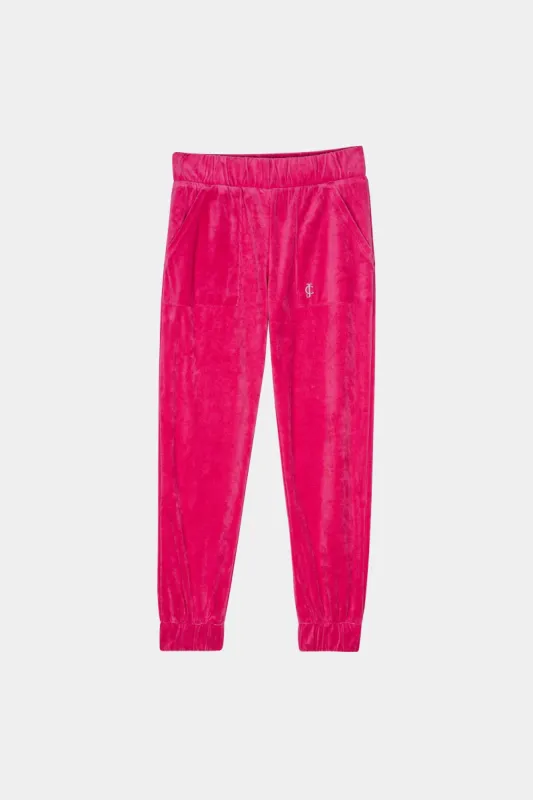 Girls Velour Joggers sold by Lord & Taylor