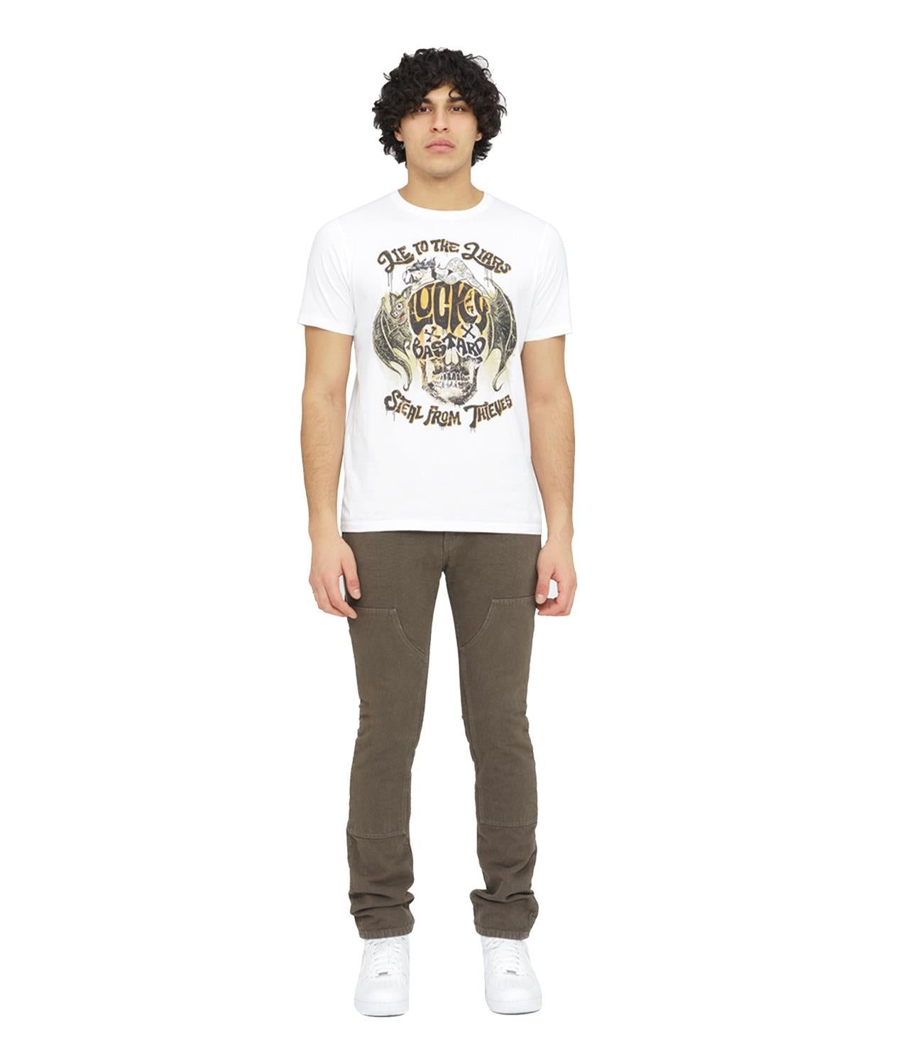 Lucky Bastard Graphic T-Shirt sold by Lord & Taylor product image thumbnail 2
