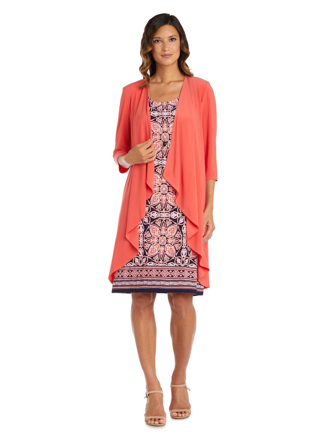 Two-Piece Puff Print Jacket Dress sold by Lord & Taylor product image thumbnail 10