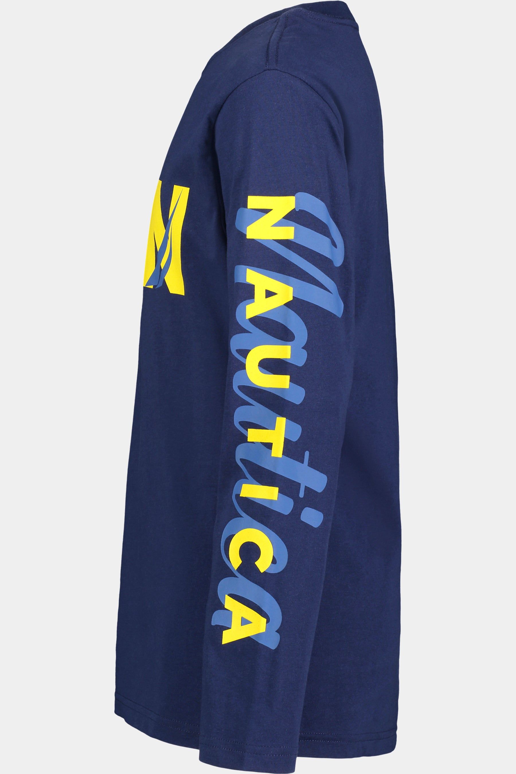 Boys On Script Long Sleeve T-Shirt sold by Lord & Taylor product image thumbnail 2