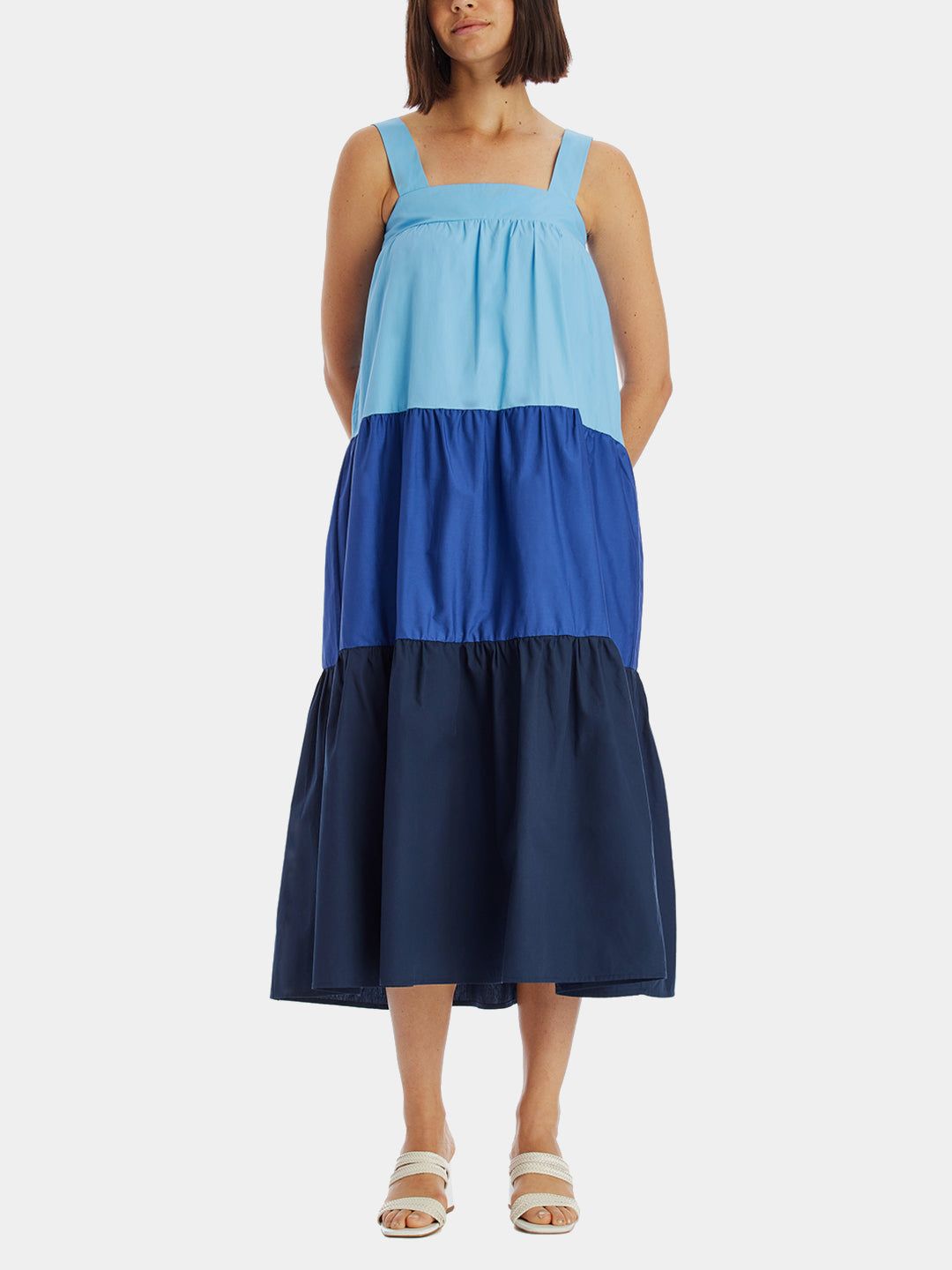 Sleeveless Multi Colored Tiered Dress sold by Lord & Taylor product image thumbnail 3