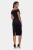 Short Off The Shoulder Scuba Side Rouche Dress sold by Lord & Taylor