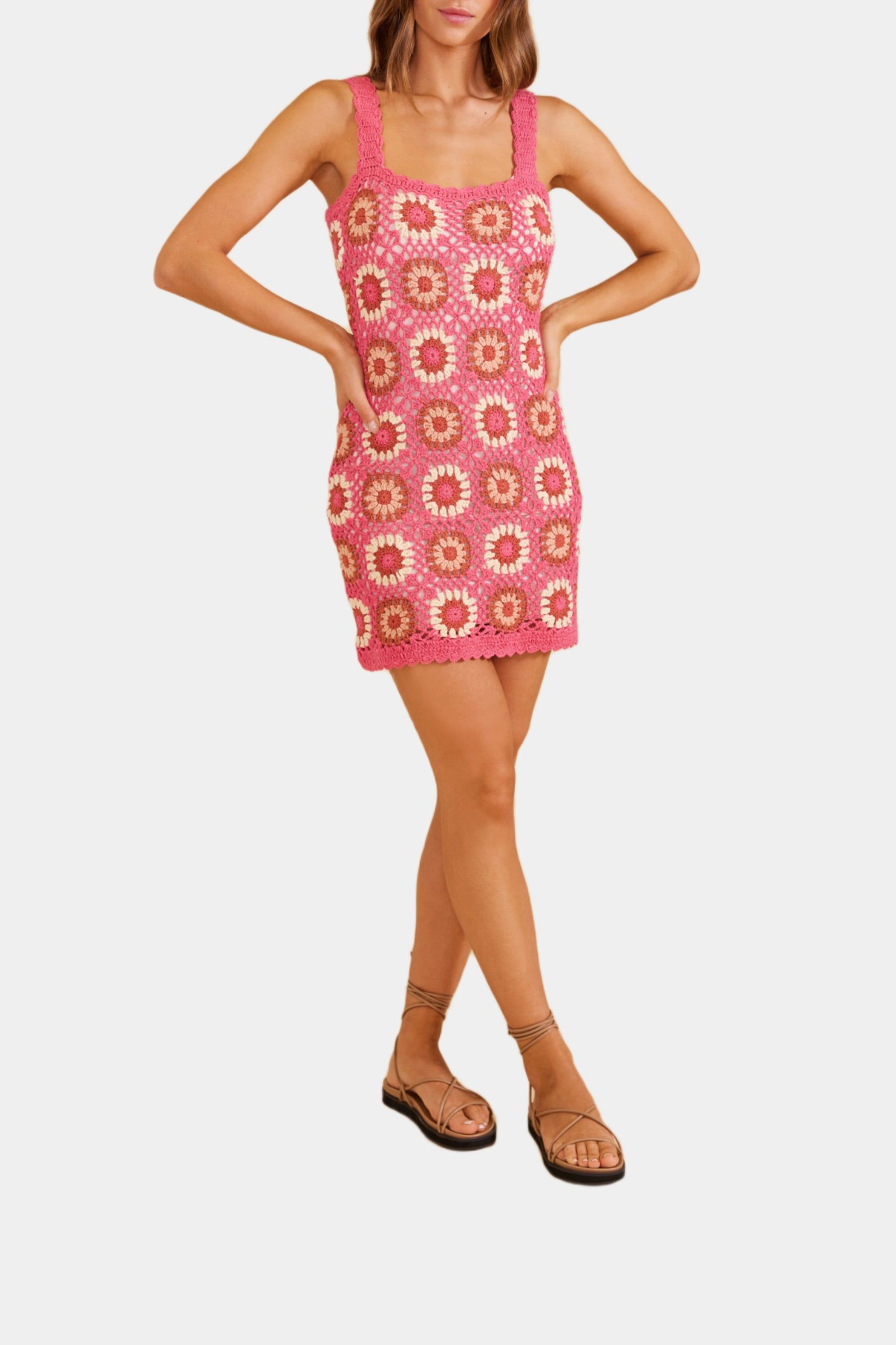 HARLOW CROCHET MINI DRESS sold by Lord & Taylor