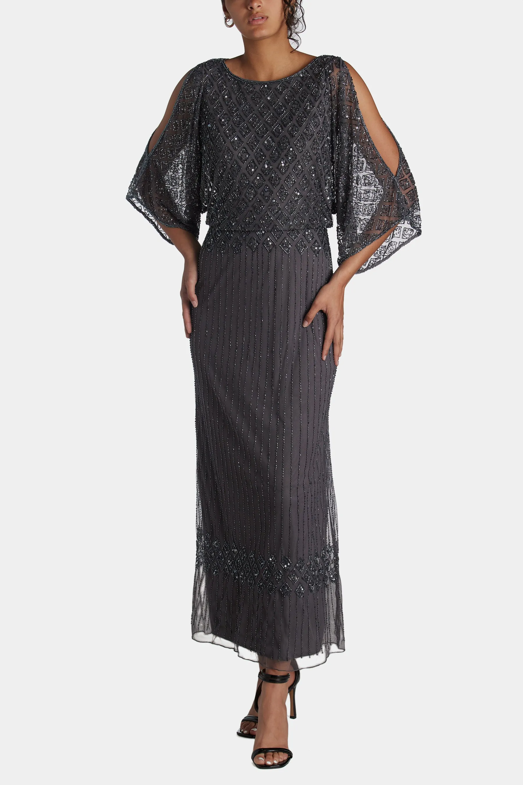 Cold Shoulder Blouson Dress sold by Lord & Taylor product image thumbnail 3