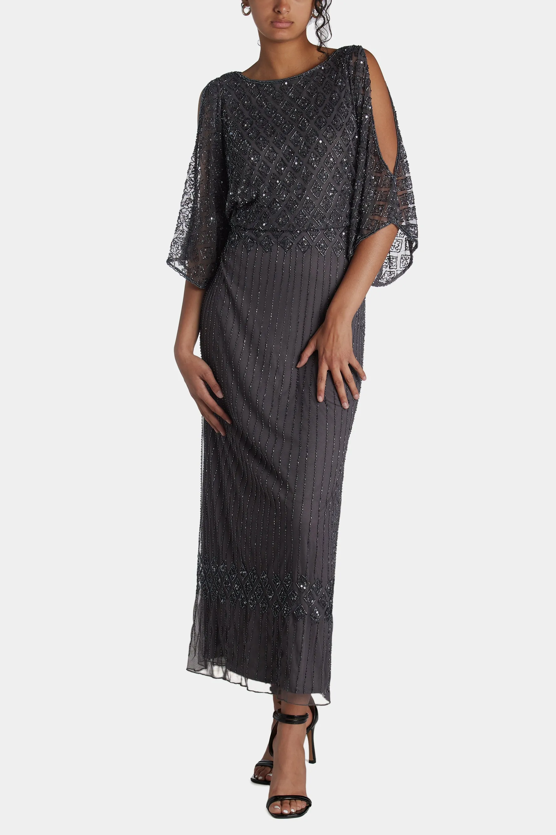 Cold Shoulder Blouson Dress sold by Lord & Taylor