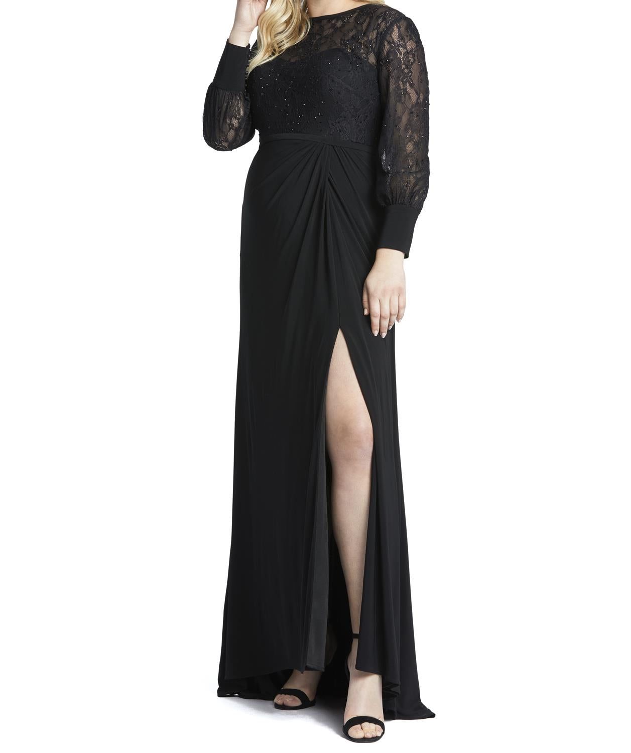 Lace & Jersey Gown sold by Lord & Taylor product image thumbnail 5