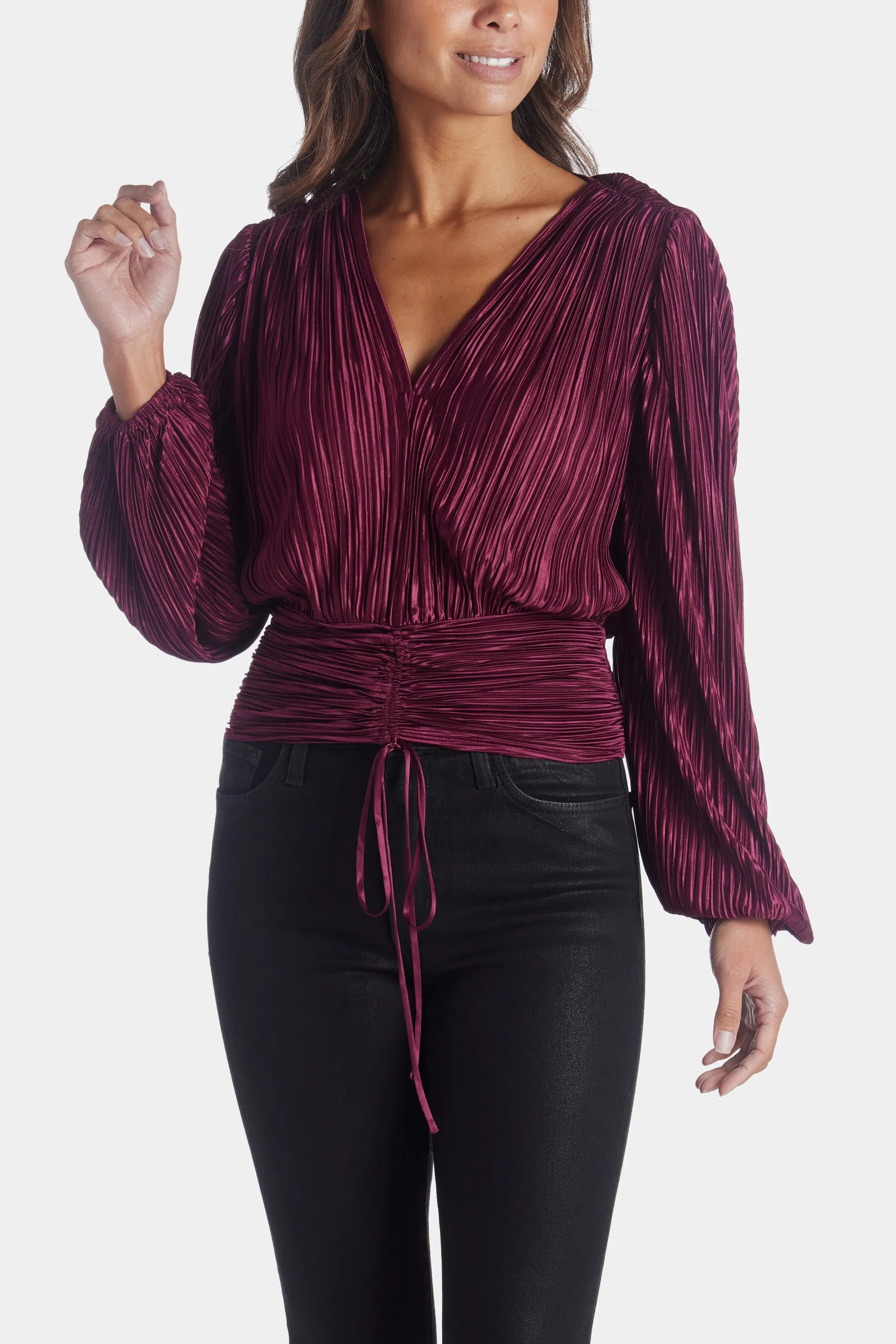 Rosa Gathered Top sold by Lord & Taylor product image thumbnail 4