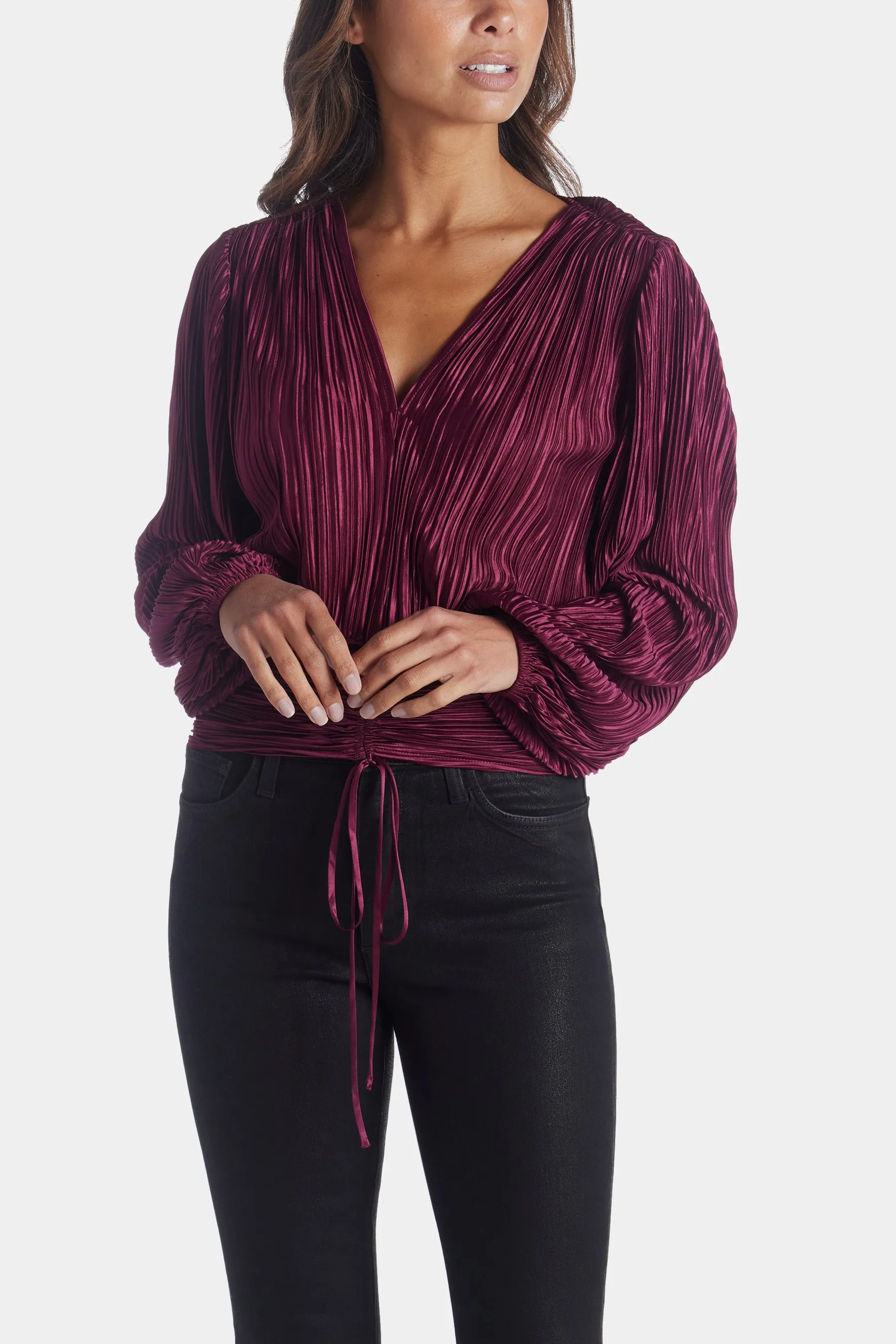 Rosa Gathered Top sold by Lord & Taylor