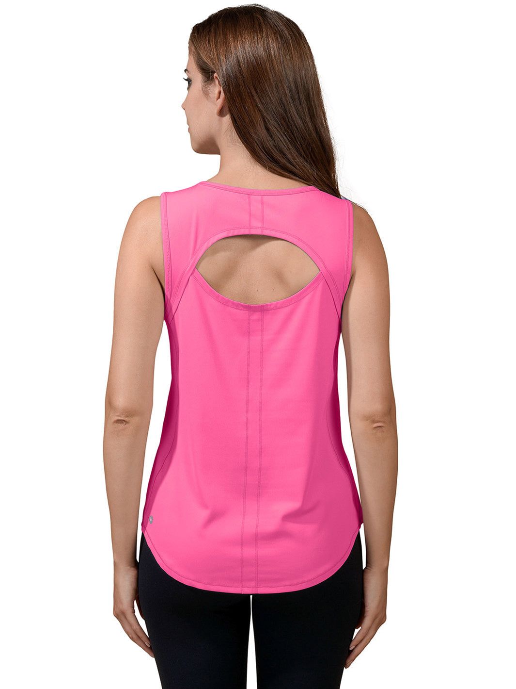Back Open Mesh Contrast Tank Top sold by Lord & Taylor product image thumbnail 7