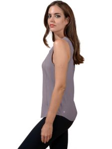 Back Open Mesh Contrast Tank Top sold by Lord & Taylor