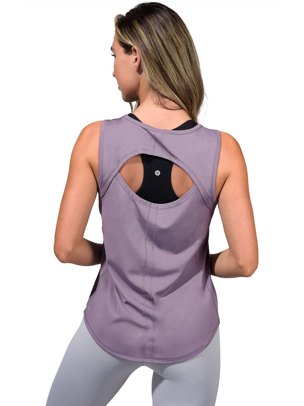 Back Open Mesh Contrast Tank Top sold by Lord & Taylor product image thumbnail 14