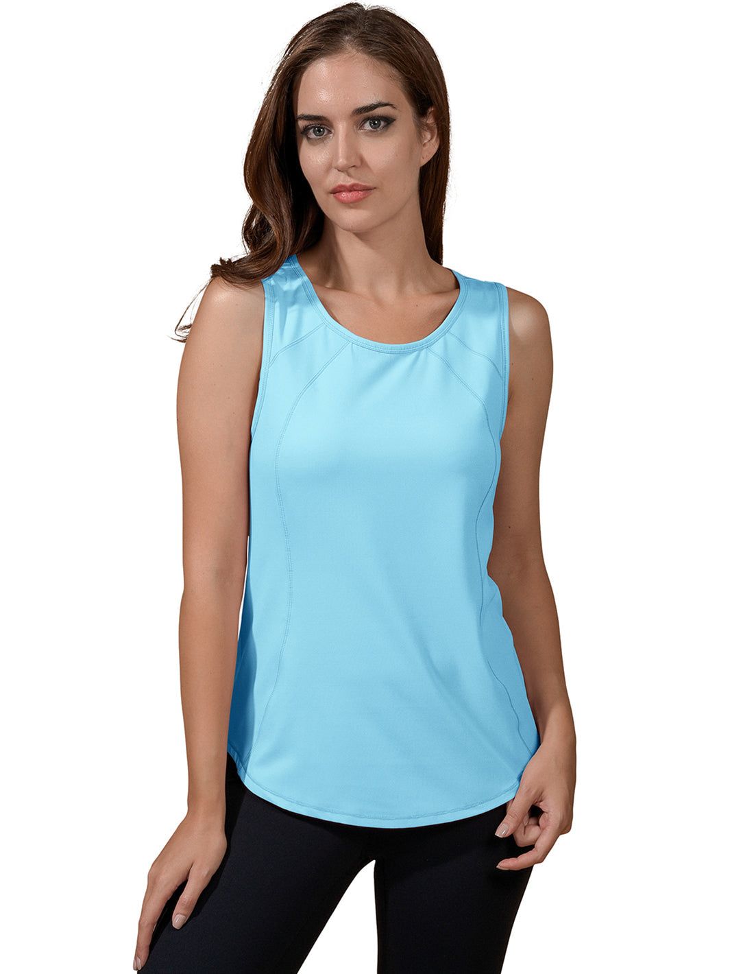Back Open Mesh Contrast Tank Top sold by Lord & Taylor product image thumbnail 35