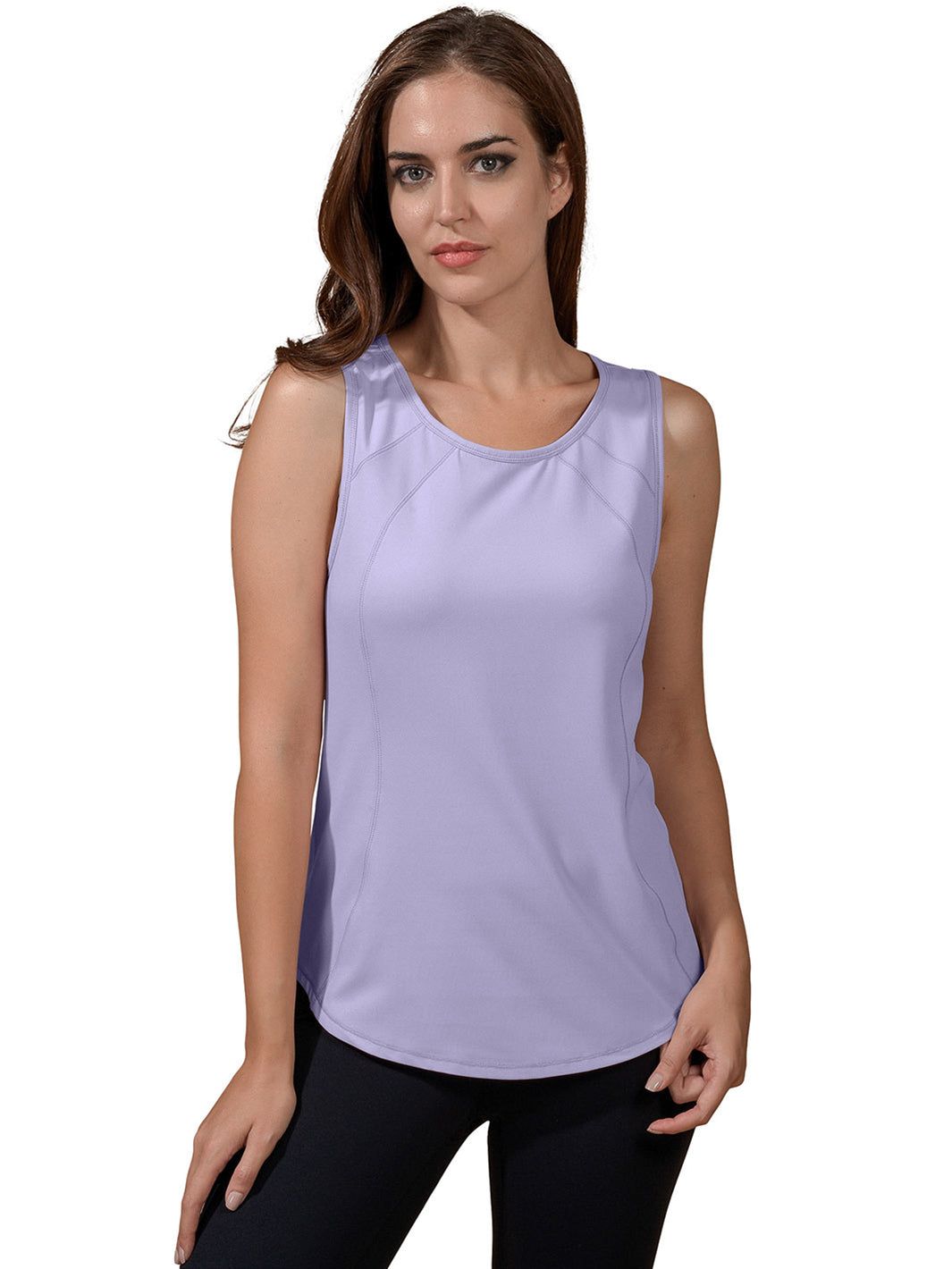 Back Open Mesh Contrast Tank Top sold by Lord & Taylor product image thumbnail 9