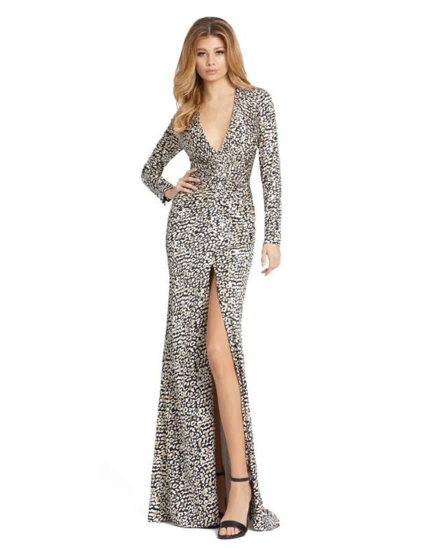 Long Sleeve Sheath Gown sold by Lord & Taylor