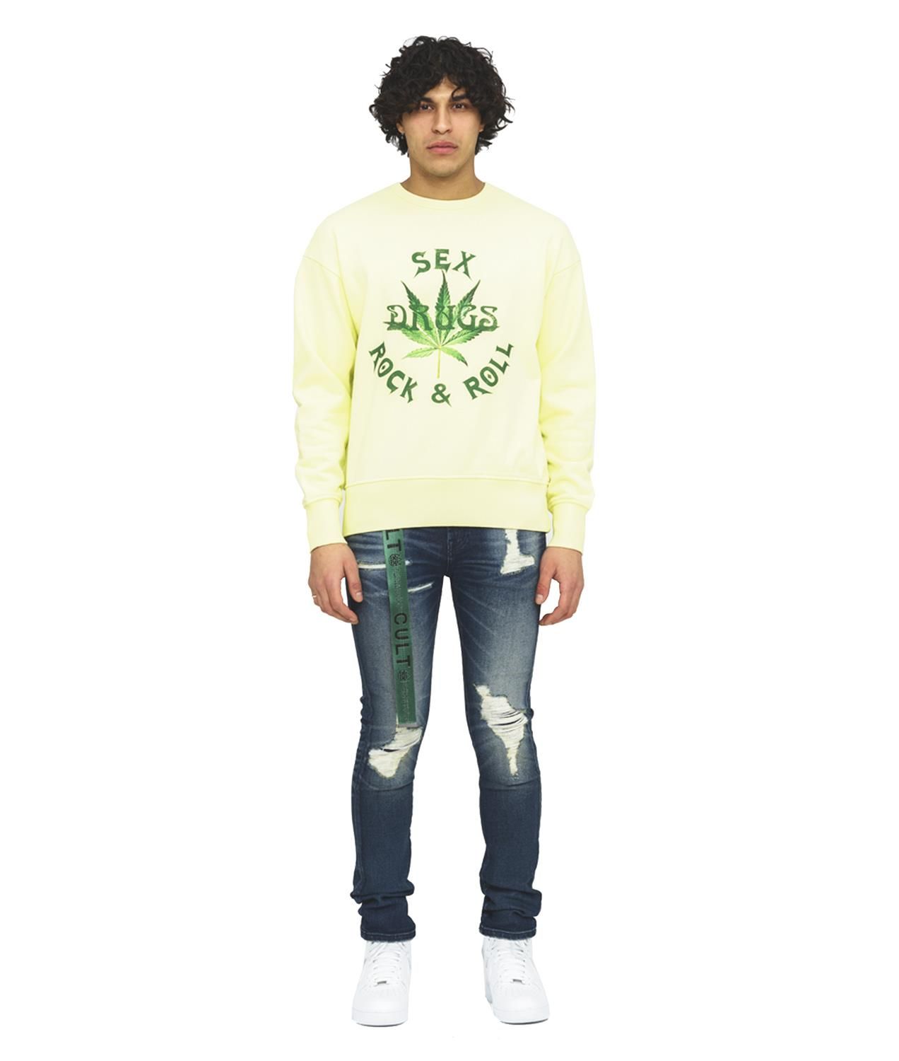 Punk Super Skinny Jeans with Logo Belt sold by Lord & Taylor product image thumbnail 2