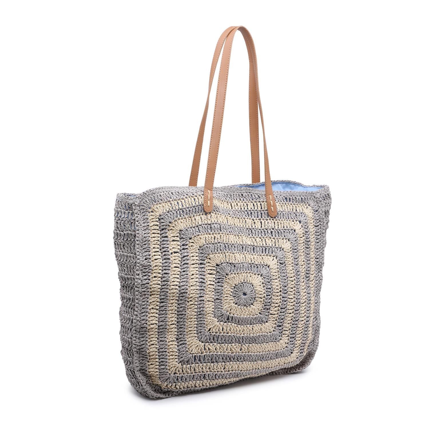 Multi Straw Tote Bag sold by Lord & Taylor product image thumbnail 2