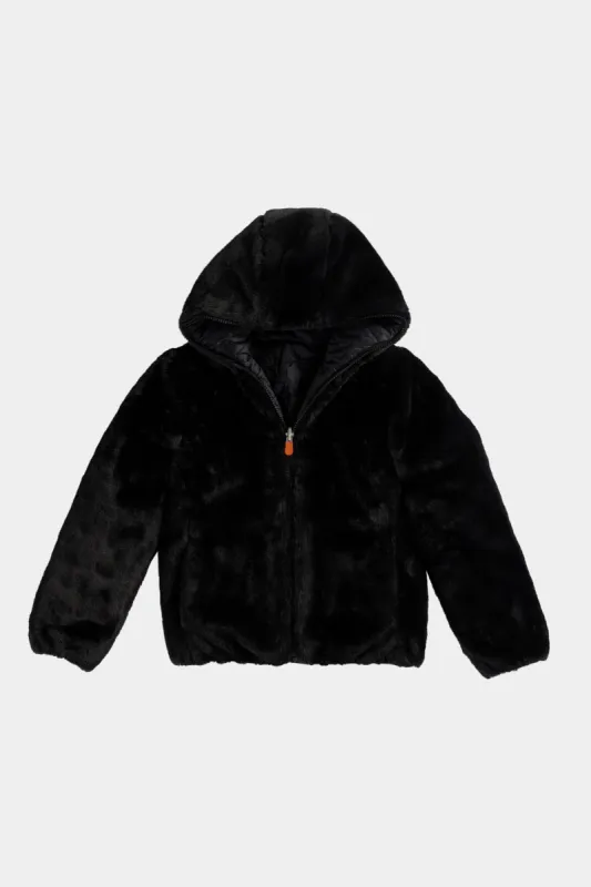 Girls Chloe Hooded Jacket made by Save The Duck