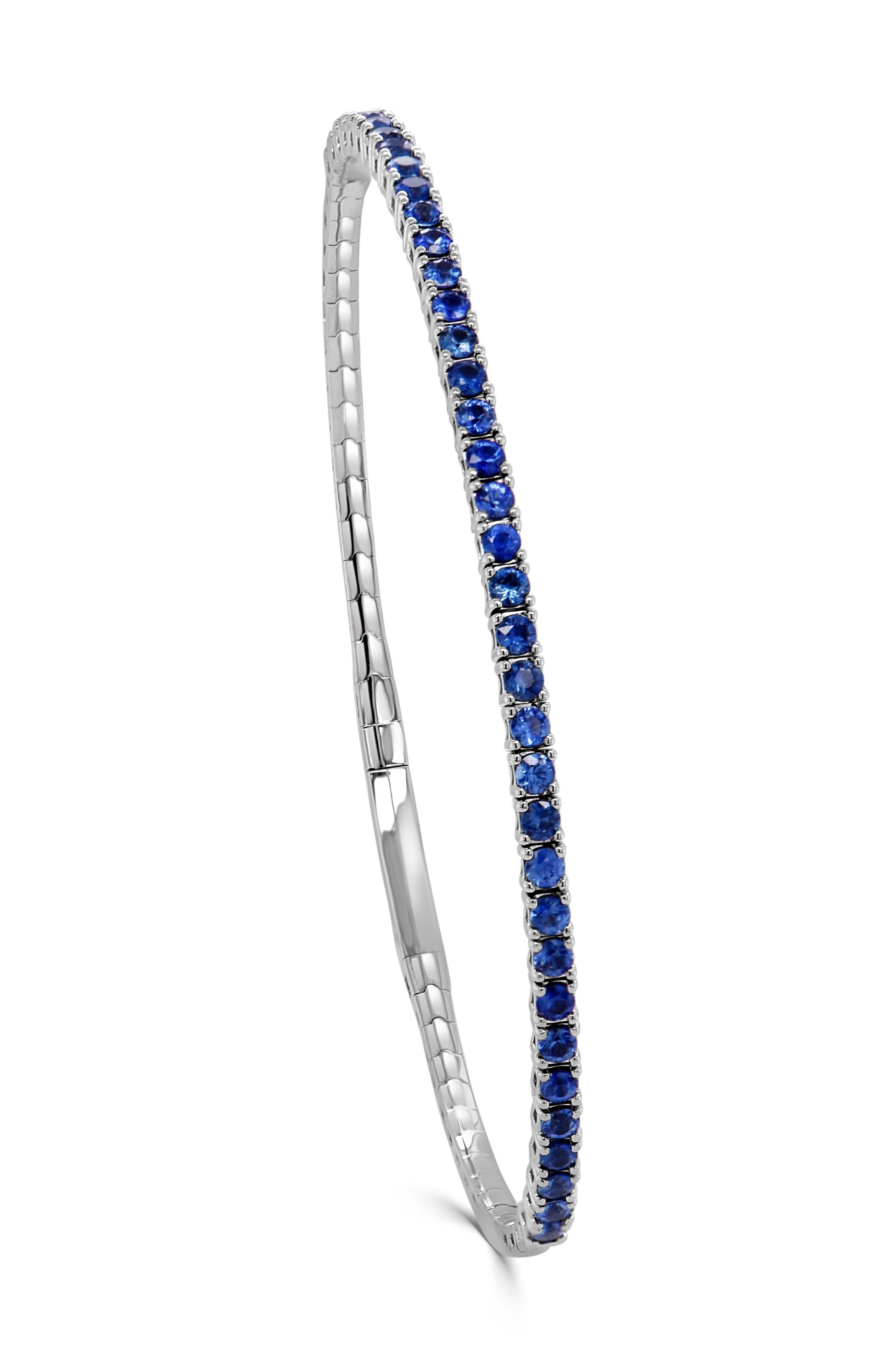 14K Gold 1.50Ct Sapphire Flexible Bangle sold by Lord & Taylor product image thumbnail 2