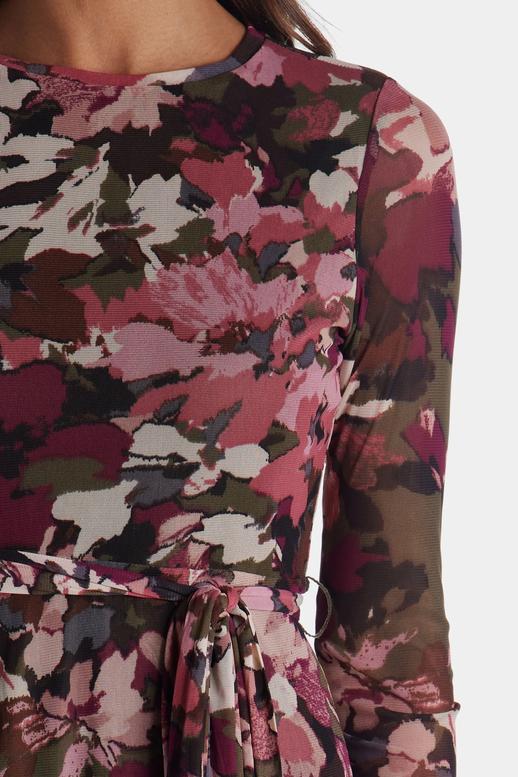 Floral Mesh Long Sleeve Maxi Dress sold by Lord & Taylor product image thumbnail 2