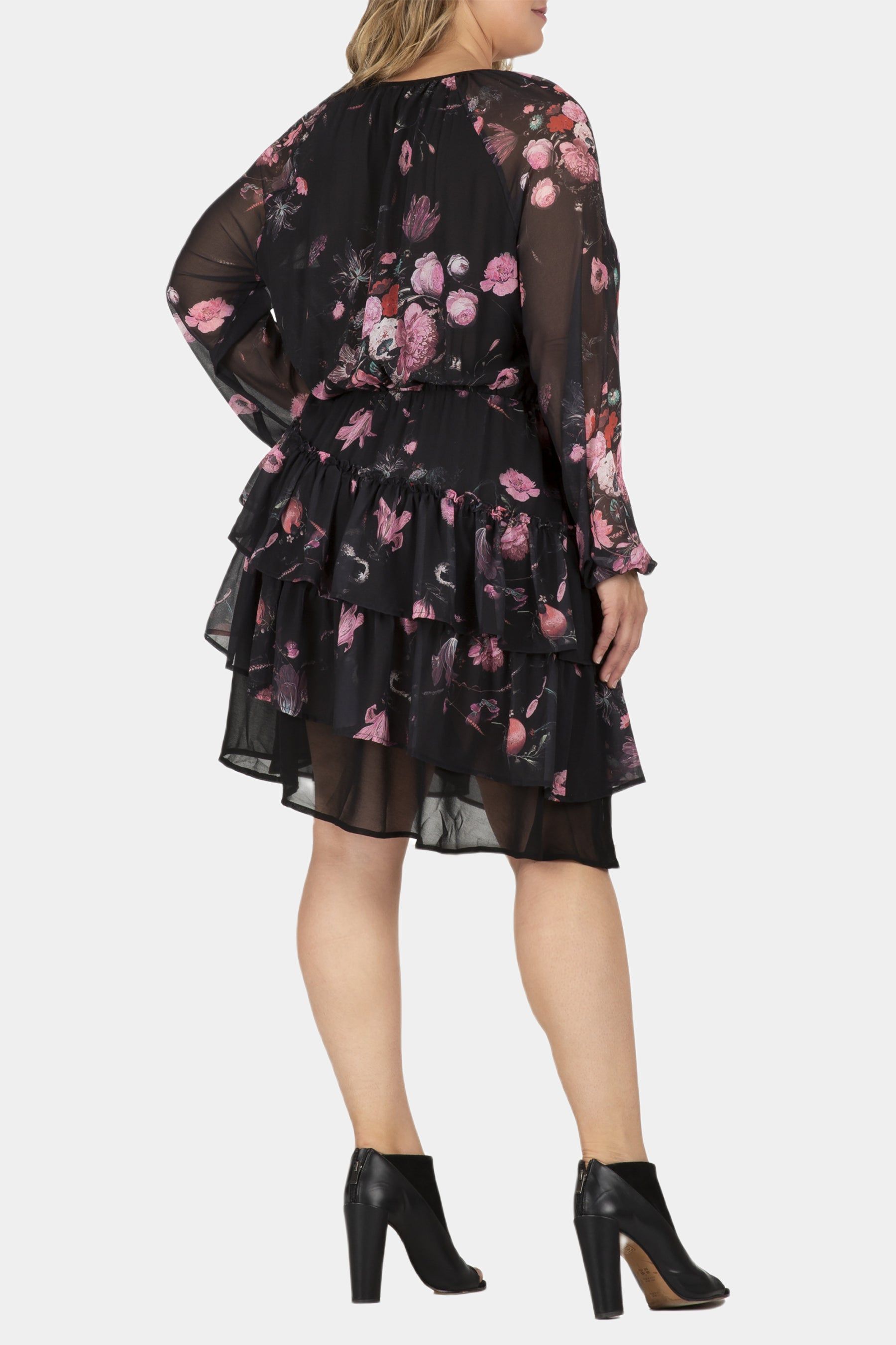 Miranda Women's Mini Floral Printed Swing Dress sold by Lord & Taylor product image thumbnail 4
