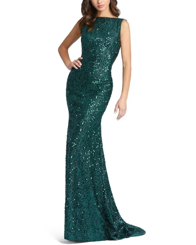 Sequin Column Gown sold by Lord & Taylor