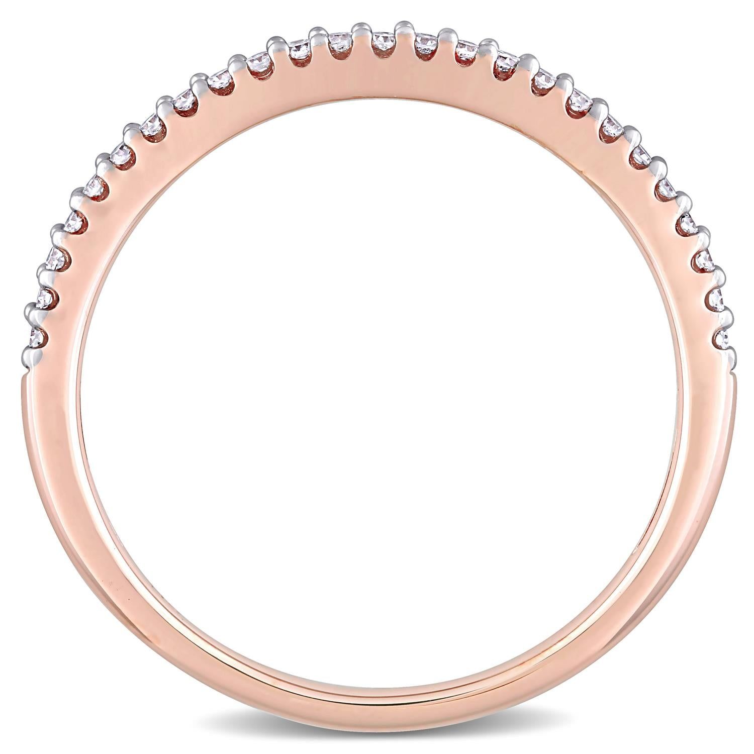 14k Rose Gold Diamond Ring sold by Lord & Taylor product image thumbnail 3