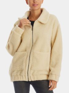 Long Sherpa Teddy Jacket sold by Lord & Taylor
