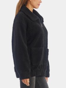 Long Sherpa Teddy Jacket sold by Lord & Taylor