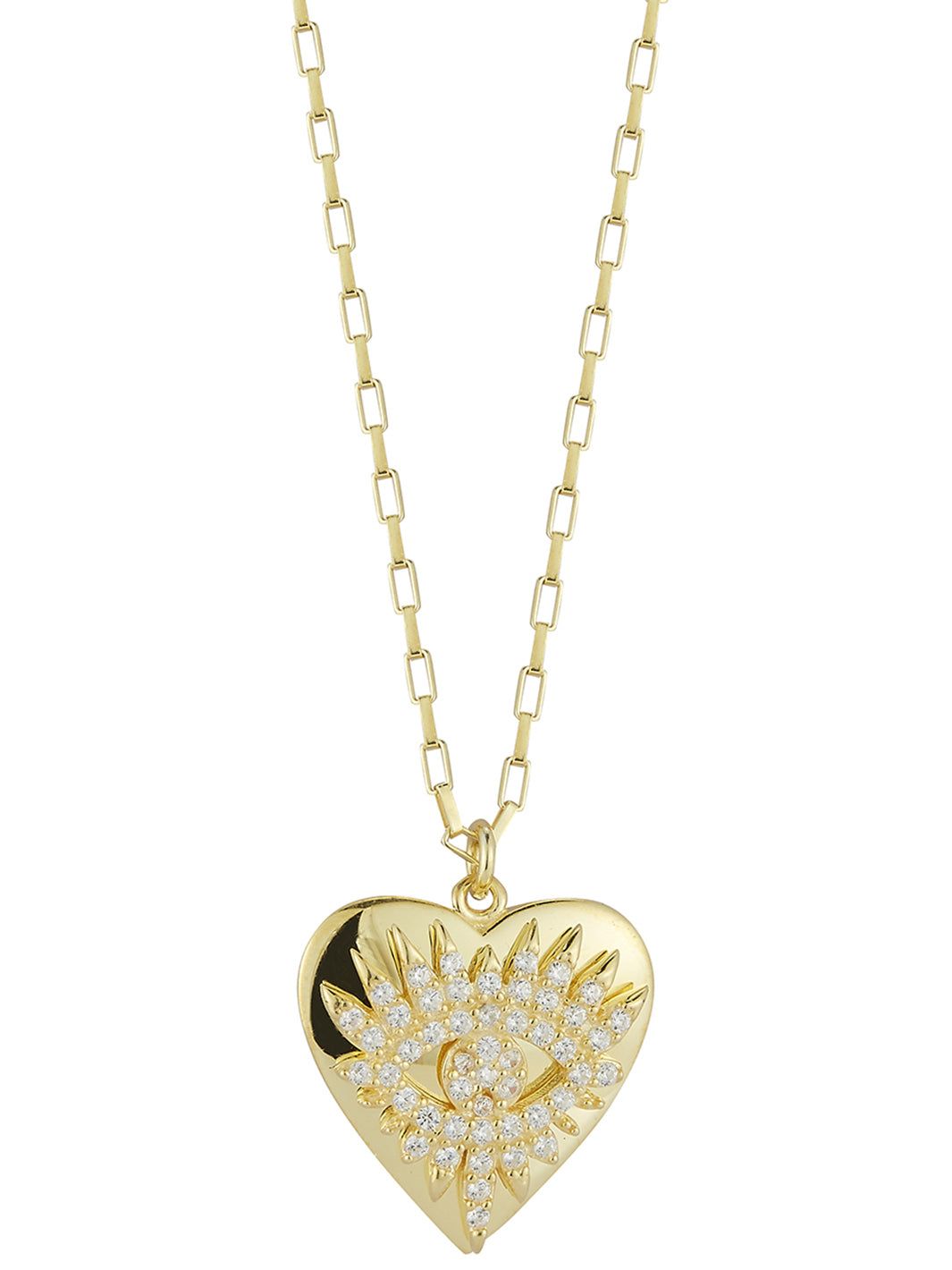 Sterling Silver Evil Eye Necklace sold by Lord & Taylor