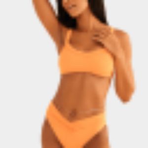 Retro High Cut Cheeky Swim Bikini Bottom - Reef sold by Lord & Taylor