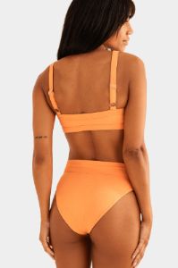 Retro High Cut Cheeky Swim Bikini Bottom - Reef sold by Lord & Taylor