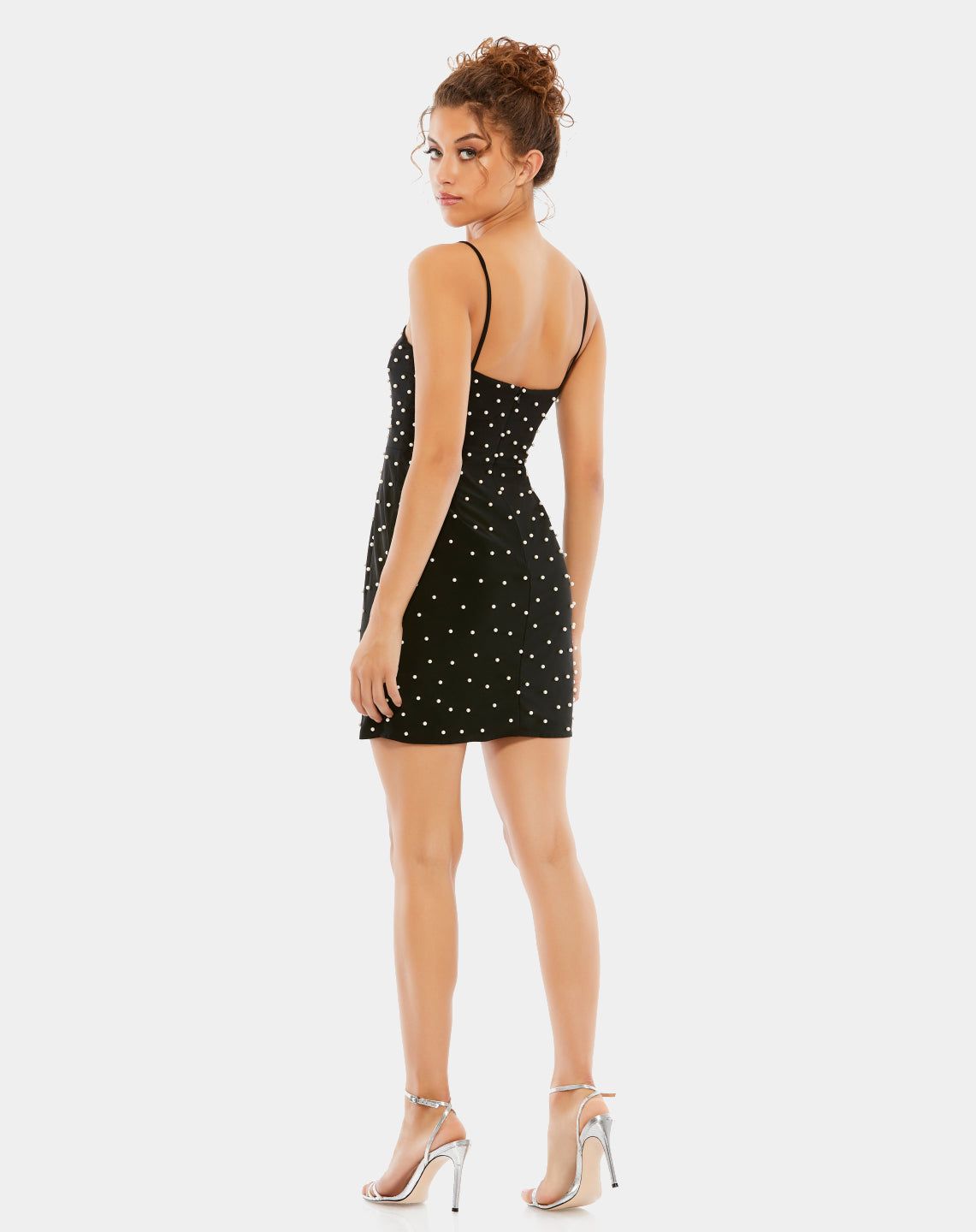 Sleeveless Pearl Encrusted Sweetheart Mini Dress sold by Lord & Taylor product image thumbnail 4