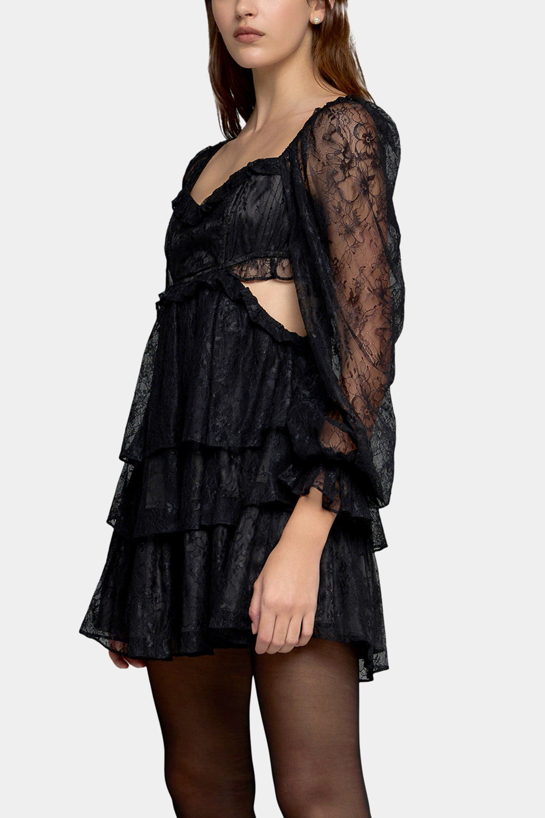 Floral Corset Lace Mini Dress sold by Lord & Taylor product image thumbnail 7