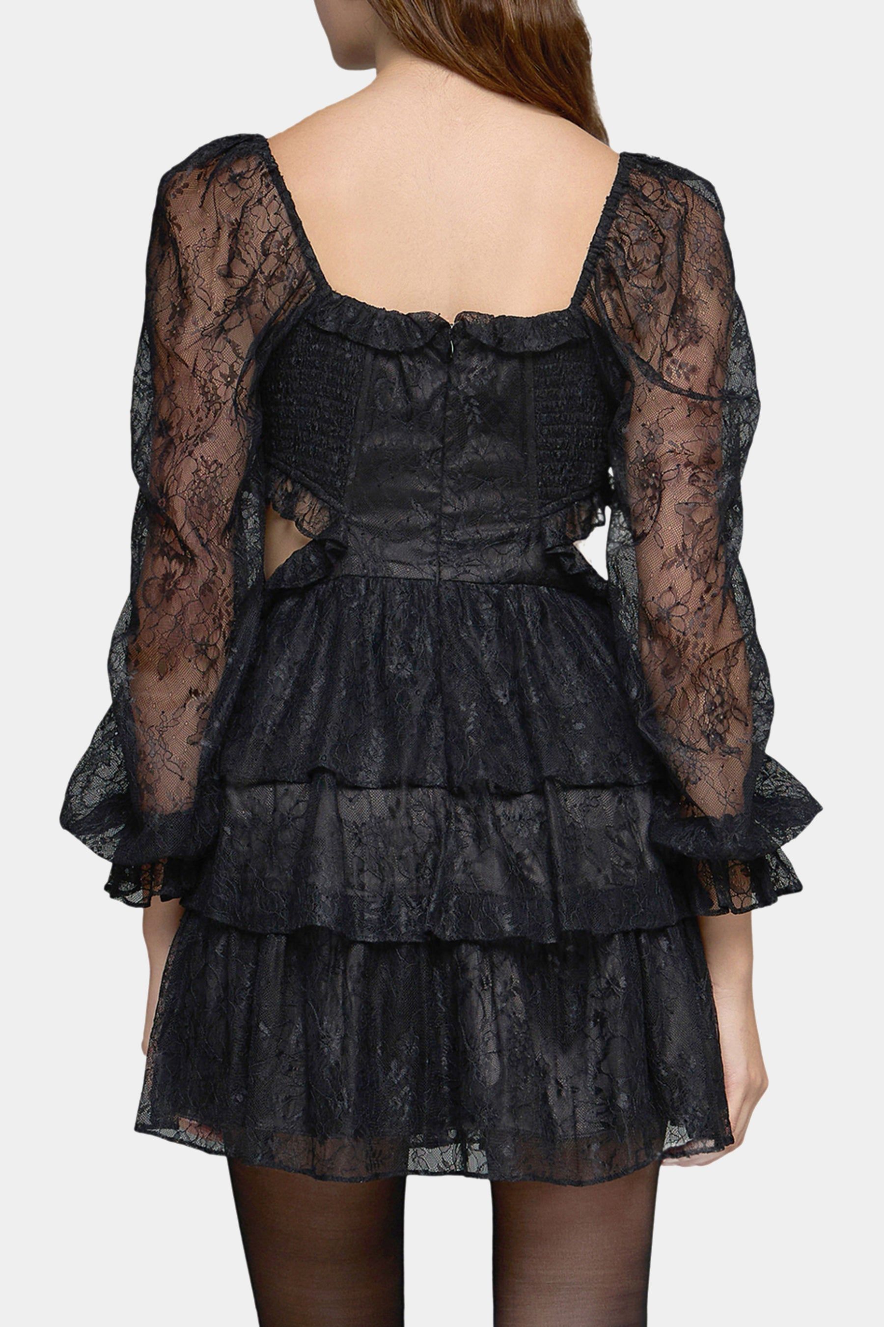 Floral Corset Lace Mini Dress sold by Lord & Taylor product image thumbnail 5