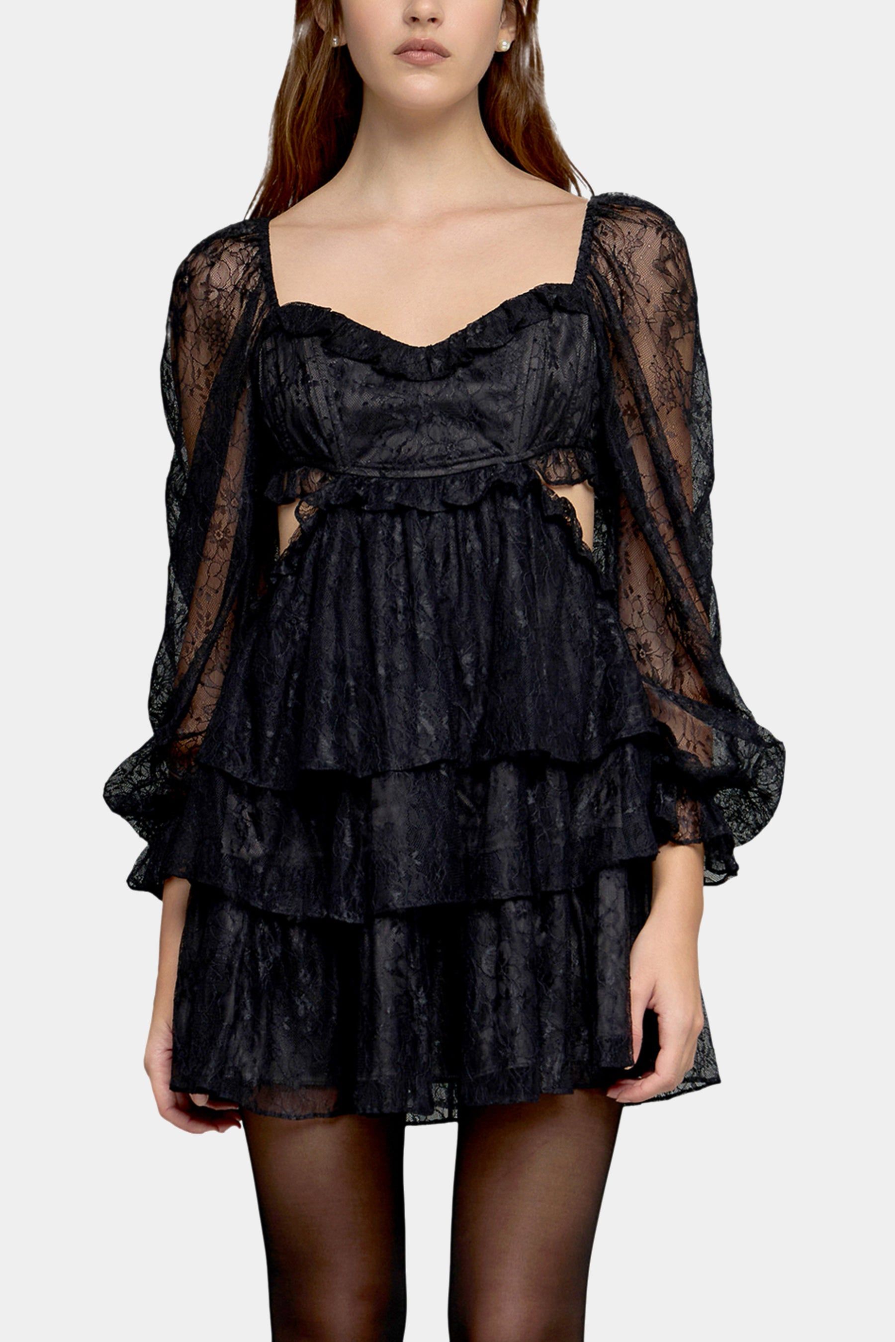Floral Corset Lace Mini Dress sold by Lord & Taylor product image thumbnail 2