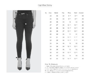 Lola High Rise Skinny Jeans sold by Lord & Taylor
