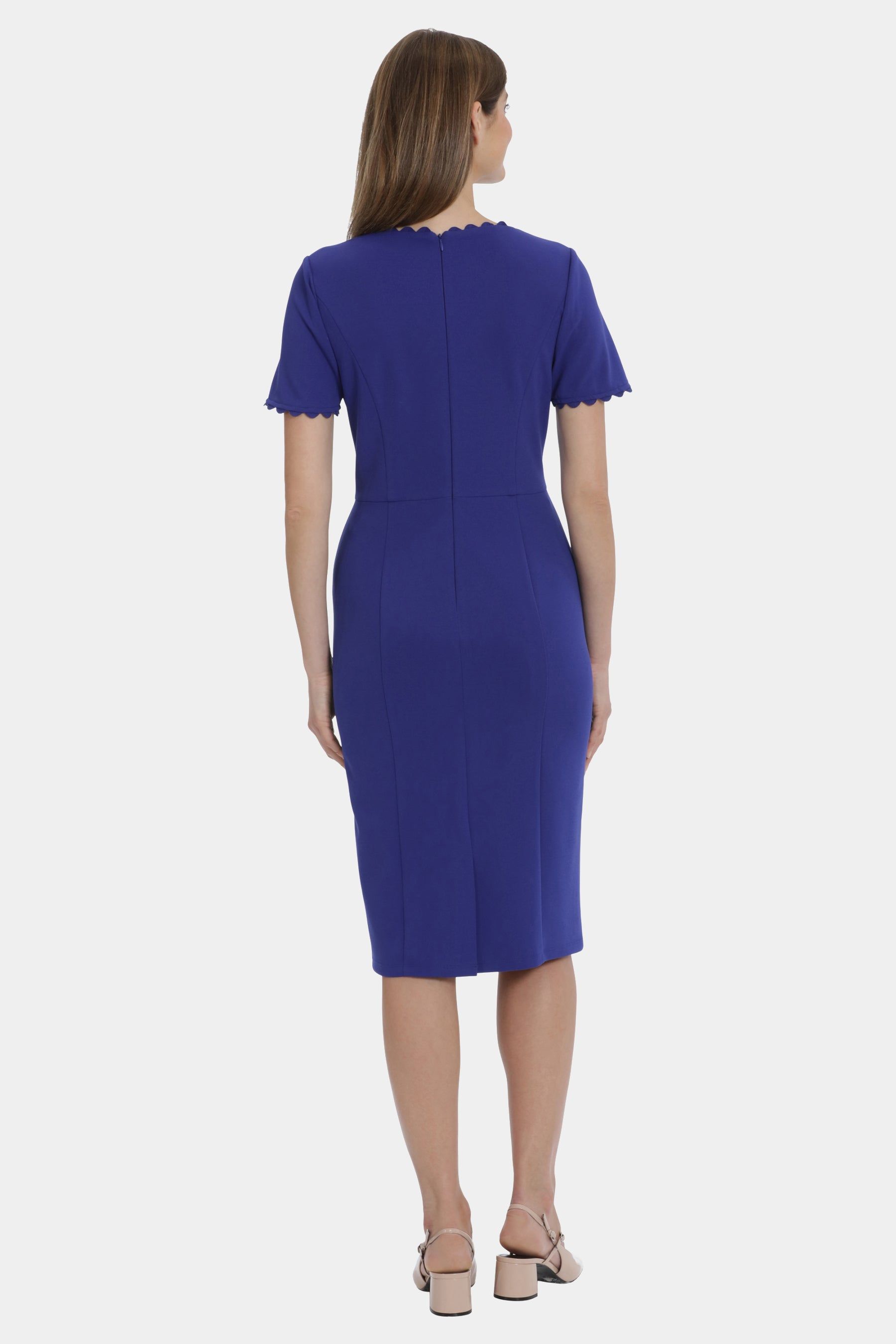 Short Sleeve Sheath Midi Dress sold by Lord & Taylor product image thumbnail 5
