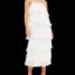 Pleated Tiered Midi Dress sold by Lord & Taylor