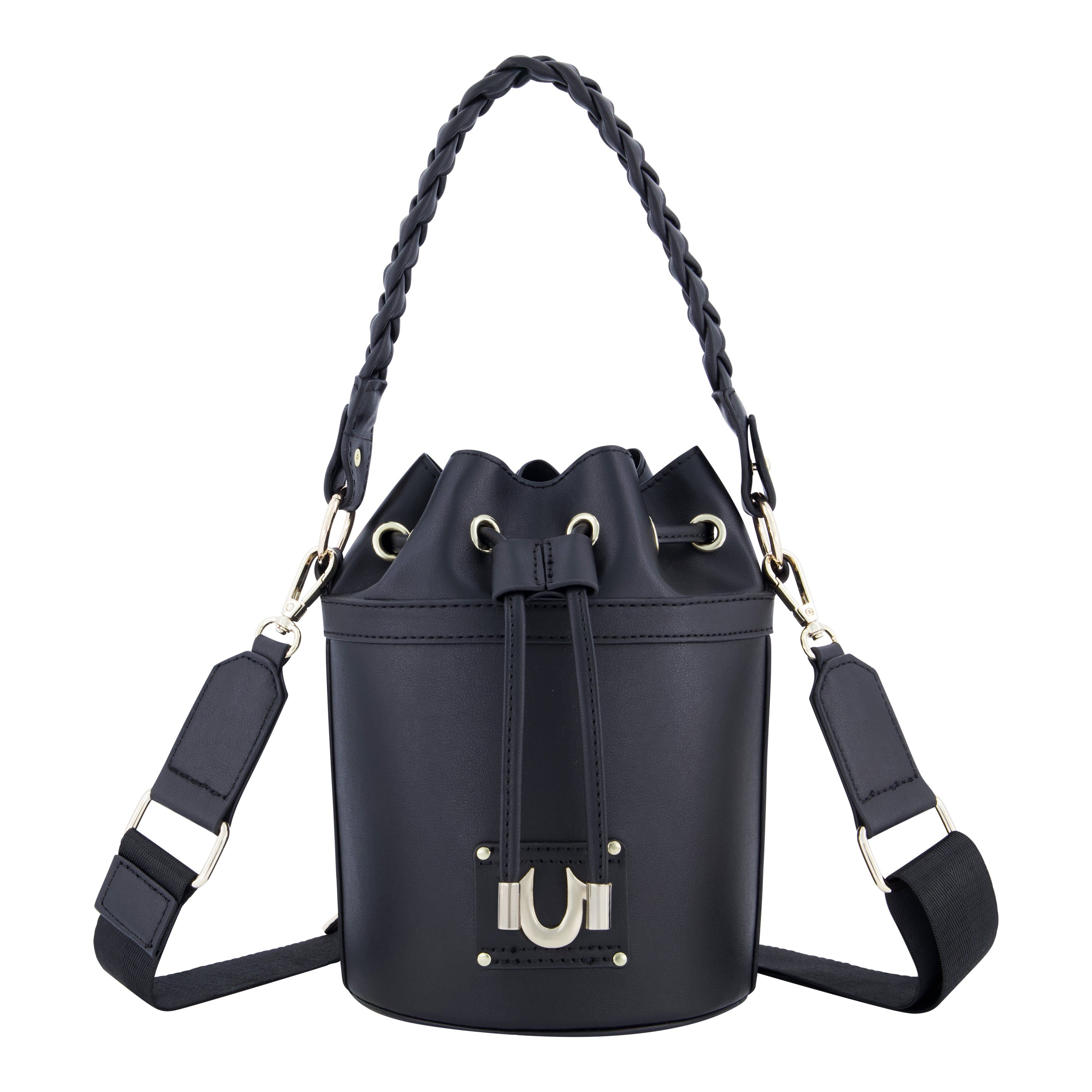 Braided handle bucket bag sold by Lord & Taylor product image thumbnail 5