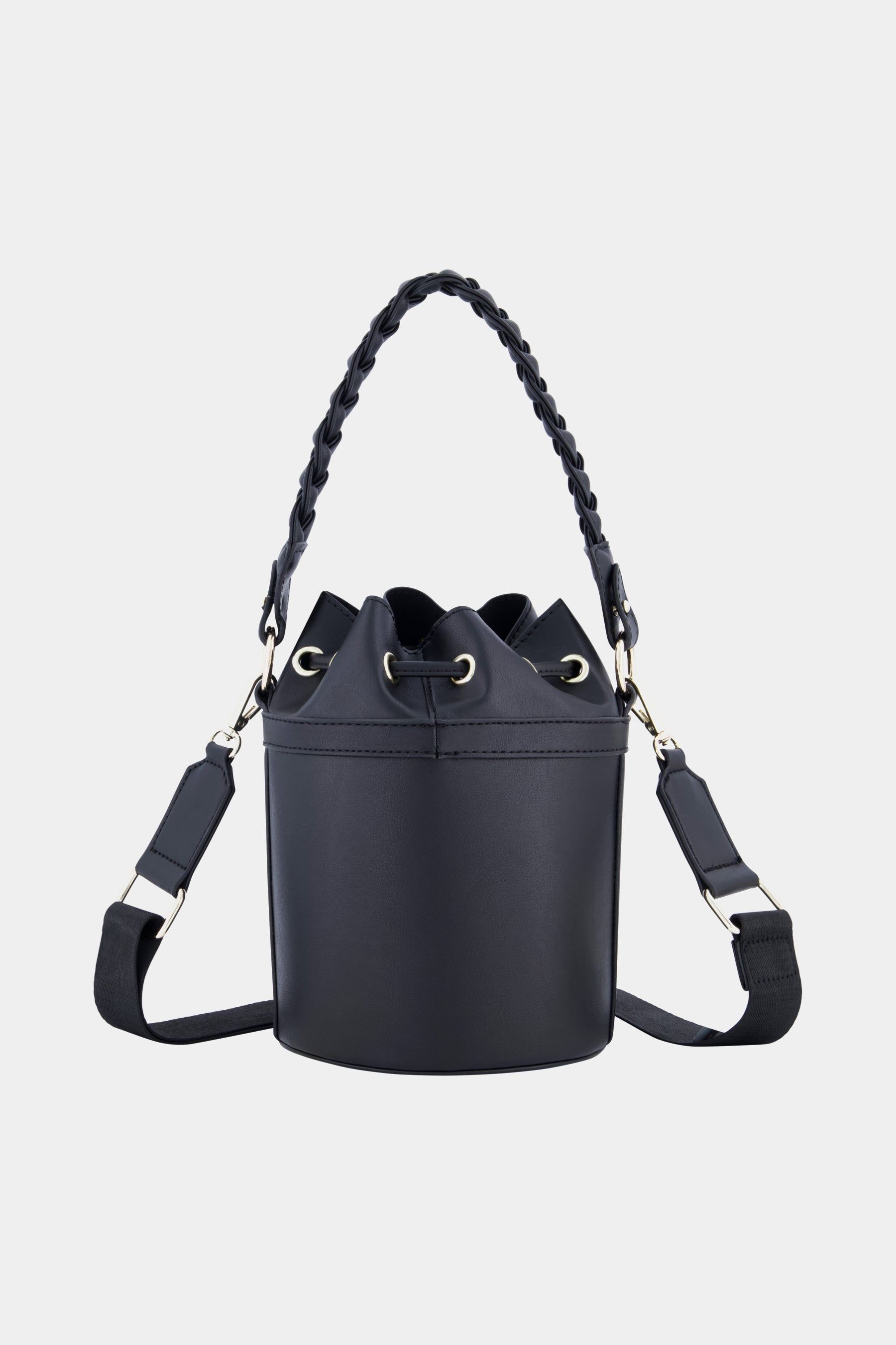 Braided handle bucket bag sold by Lord & Taylor product image thumbnail 3