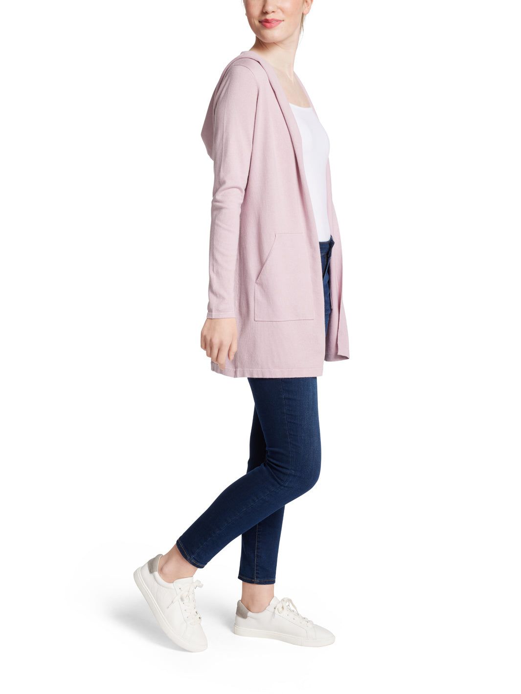 Hooded Open Cardigan sold by Lord & Taylor product image thumbnail 2