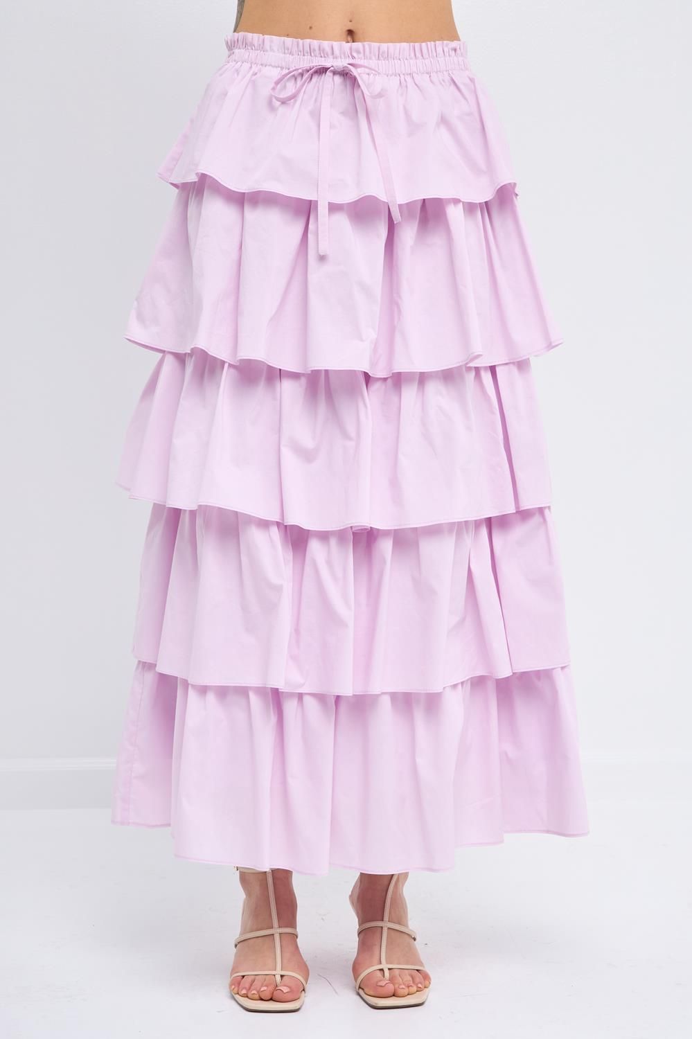 Tiered Maxi Skirt sold by Lord & Taylor product image thumbnail 4